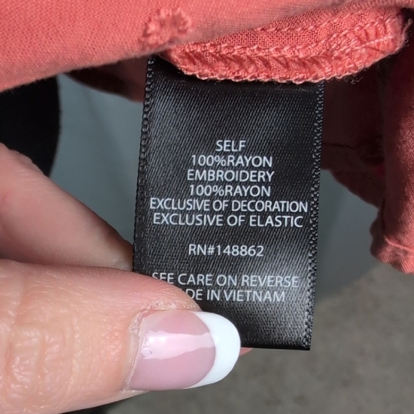 Torrid Orange Flutter Sleeve Blouse Relaxed Fit - Picture 6 of 8